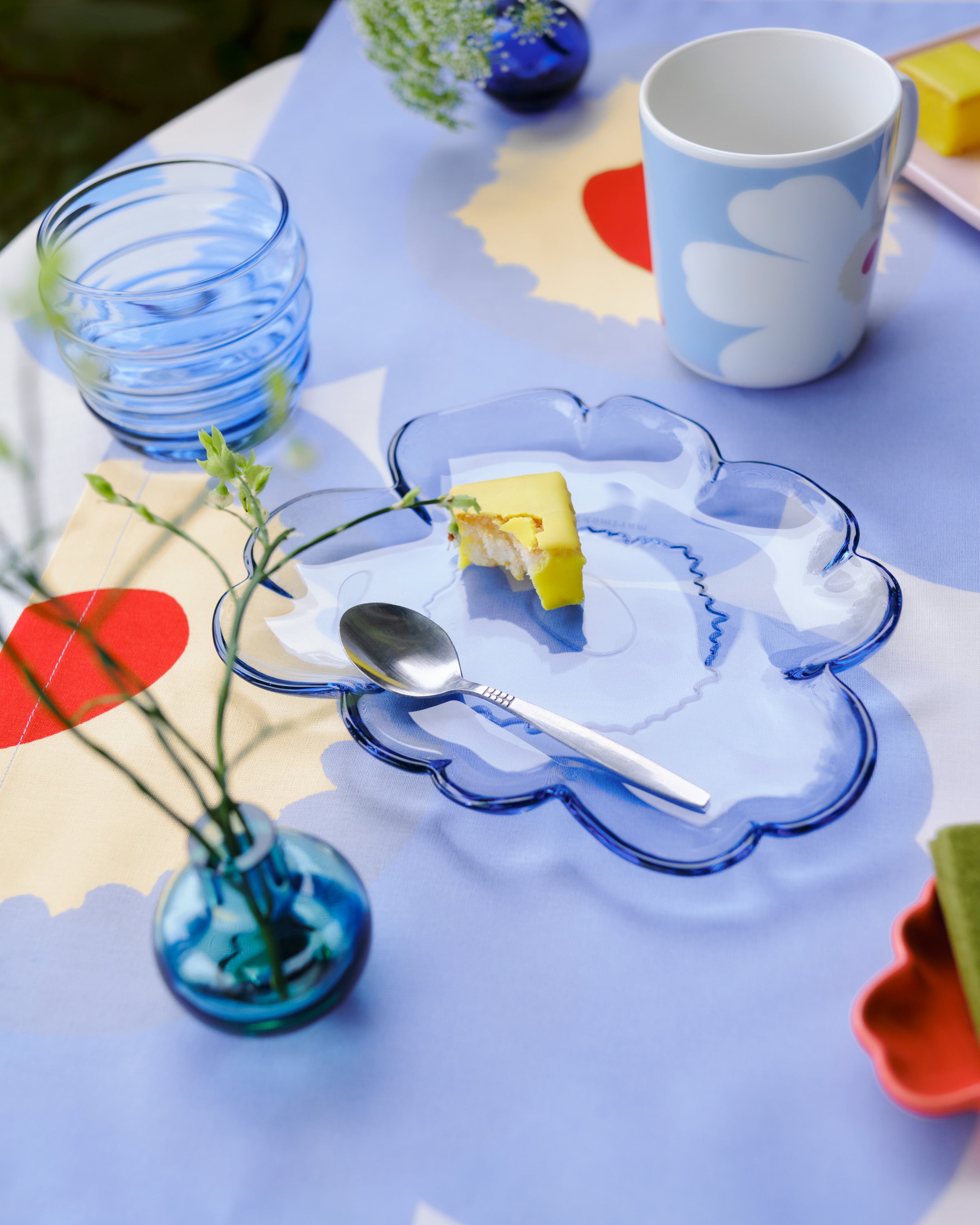 UNIKKO GLASS PLATE 20CM | MARIMEKKO