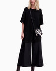 Solid Short Sleeve Blouse