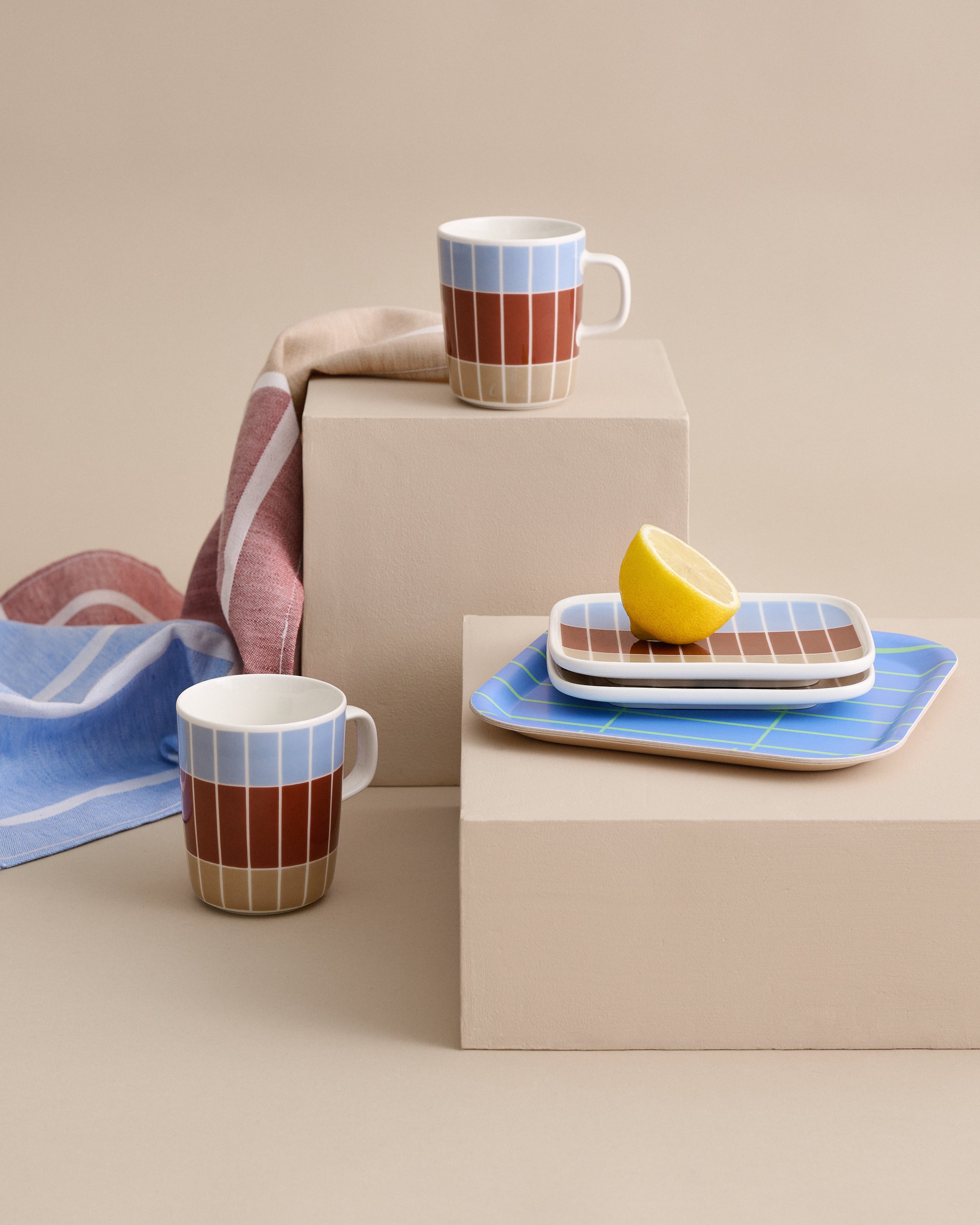 【 marimekko】Big KIVI ✖️2 TIILISKIVI MUG 2.5DL | MARIMEKKO