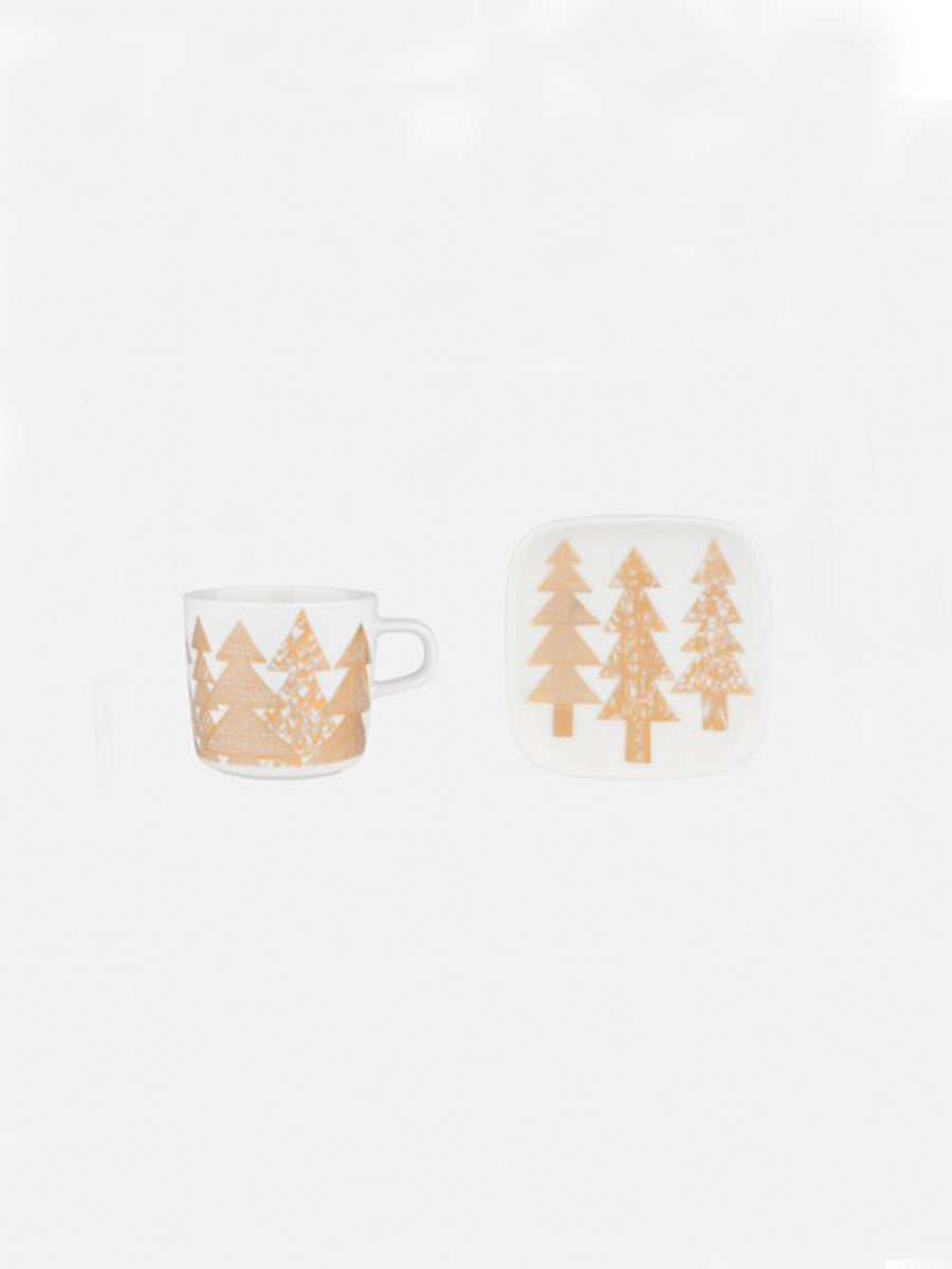 KUUSIKOSSA 2DL CUP AND 10X10 PLATE SET | MARIMEKKO