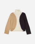 Harka Milna T-Neck Knit Long Sleeve Top 61cm
