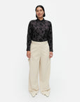 Funktio Solid Cotton Trousers