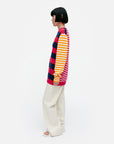 Kioski Kesakoju Maalis Patja Men's Cotton Knit Long Sleeve Top 70cm