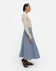 Unikko Cotton A-Line Skirt 82cm