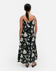 Seurassa Nokturno No Sleeves Satin Dress 128cm