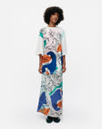 Petran Blombom Three Quarter Sleeves Tee 83cm