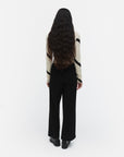 Notkea Solid Viscose Wool Trousers