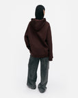 Runoja Unikko Placement Kioski Fleece Hoodie 71cm