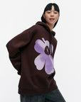 Runoja Unikko Placement Kioski Fleece Hoodie 71cm