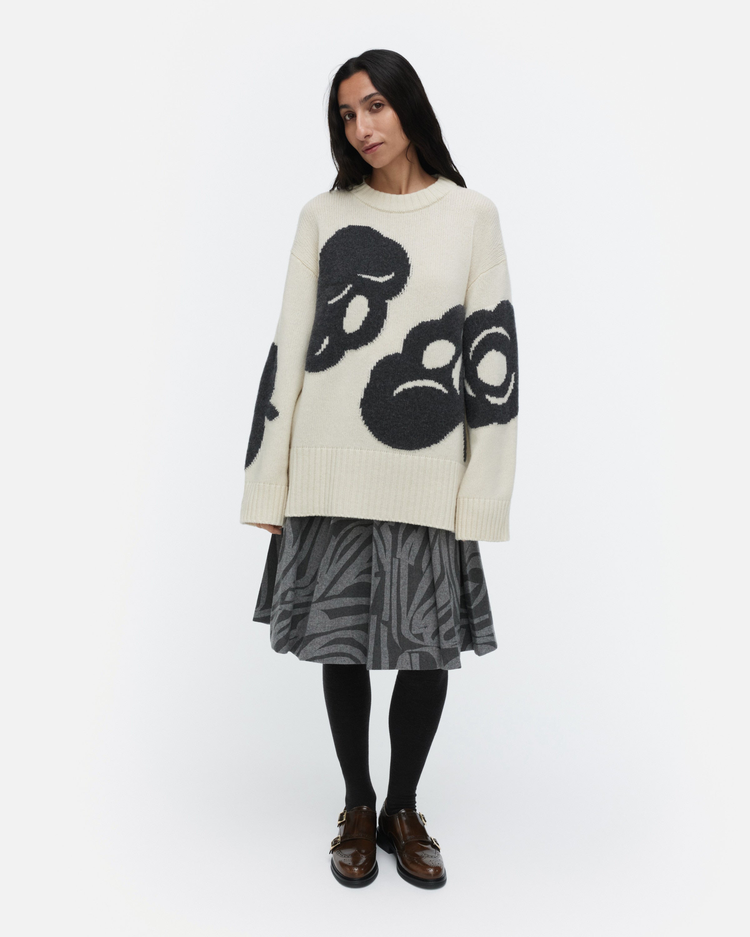 LUONTO TUMMA KNITTED WOOL LSP 72CM | MARIMEKKO