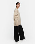 Kioski Vihkiruusu Ruusut Knitted Wool Long Sleeve Top 72cm