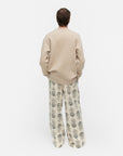 Kioski Vihkiruusu Ruusut Knitted Wool Long Sleeve Top 72cm