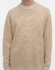 Kioski Vihkiruusu Ruusut Knitted Wool Long Sleeve Top 72cm