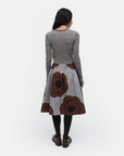 Polkka Tumma Wool Rib Slim Long Sleeve Top 64cm