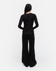 Vieda Outline Unikko Jersey Long Sleeve Top