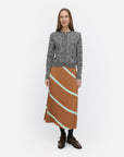 Piiru Basso Pleated Skirt 83.5cm