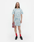 Mahdollisuus Unikko Cotton Knitted Short Sleeve Dress 90cm