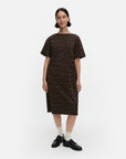 Joku Unikko Crewneck Short Sleeve Dress 107cm