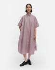 Paperi Piccolo Cotton Poplin Short Sleeve Shirt Dress 120cm