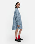 Kuvitelma Unikko Cotton Poplin Long Sleeve Shirt Dress 90cm