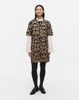 Taitavuus Tumma Round Neck A-Line Shirt Dress 92cm