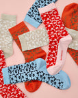 Linjaus Pikkuinen Unikko Socks
