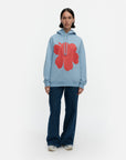 Runoja Unikko Placement Kioski Fleece Hoodie 71cm