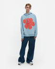 Runoja Unikko Placement Kioski Fleece Hoodie 71cm