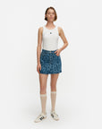 Maridenim Ruudut Kukka Mini Skirt 39cm