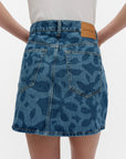 Maridenim Ruudut Kukka Mini Skirt 39cm
