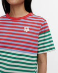 Kioski Tasaraita Unikko Short Sleeve Top 63cm