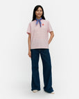 Kioski Tasaraita Unikko Short Sleeve Top 63cm