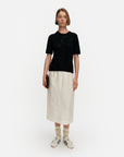 Vilkkuu Unikko Short Sleeve Pointelle Knit Top 55cm