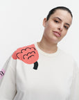 Puhua Kukasta Kukkaan Placement Short Sleeve Top 79cm