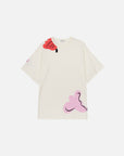 Puhua Kukasta Kukkaan Placement Short Sleeve Top 79cm