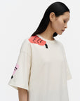 Puhua Kukasta Kukkaan Placement Short Sleeve Top 79cm