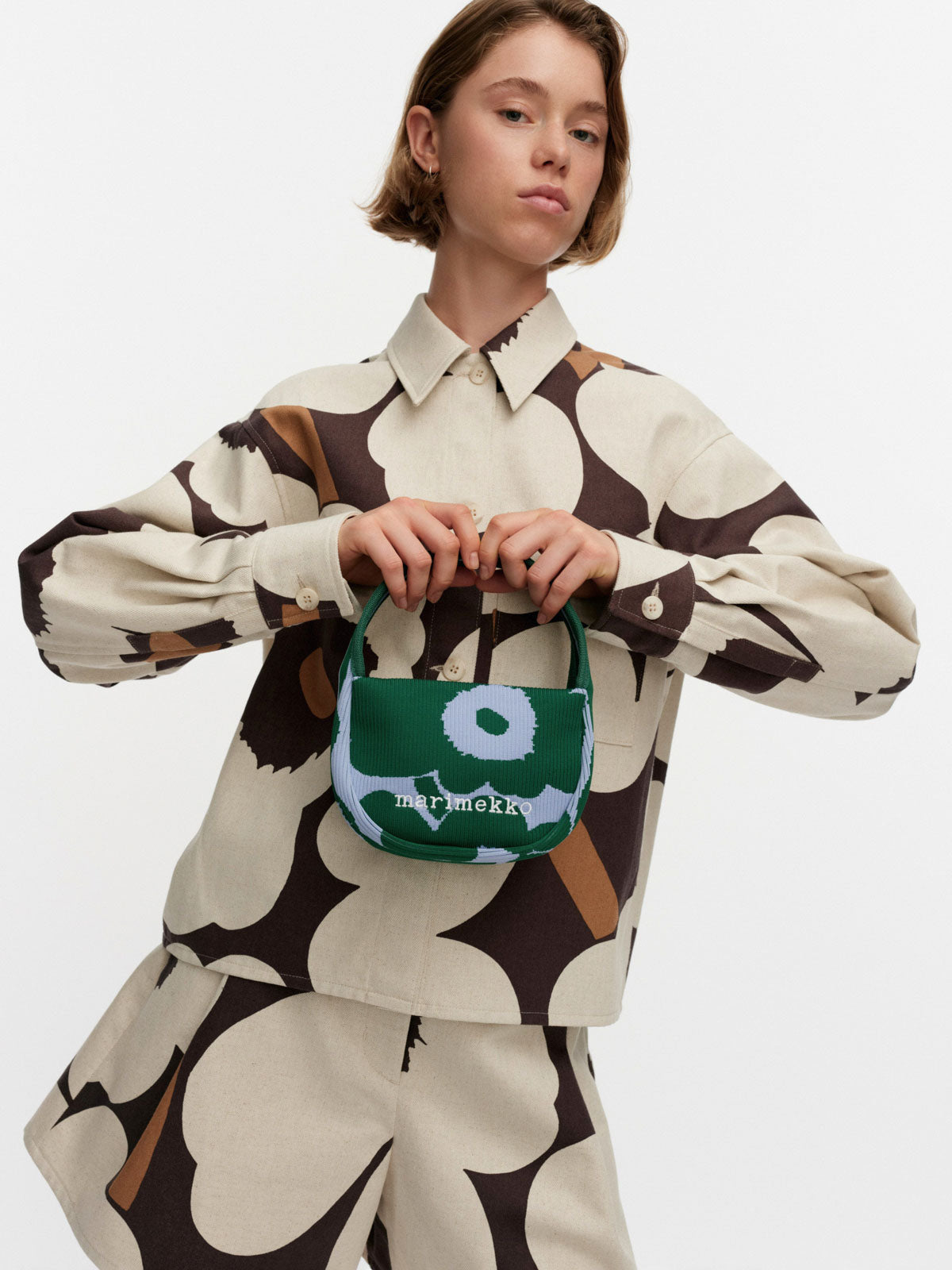 UNIKKO MINI KNITTED HANDBAG 13X18X8.5CM | MARIMEKKO
