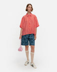 Palindromi Piccolo Short Sleeve Linen Shirt 65cm