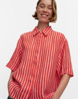 Palindromi Piccolo Short Sleeve Linen Shirt 65cm