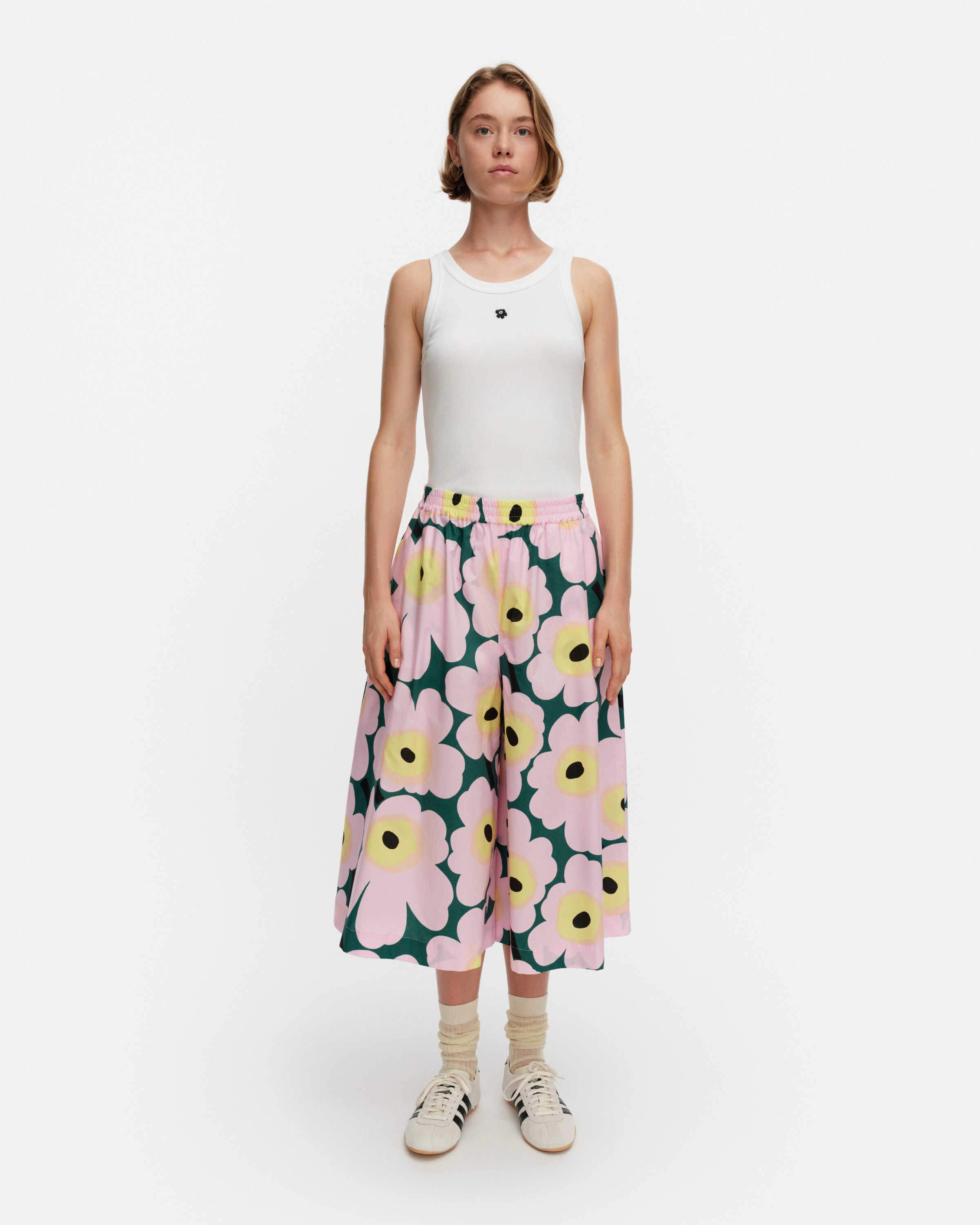 ASIA EXCLUSIVE KEARTE UNIKKO CROPPED WIDELEG TROUSERS | MARIMEKKO