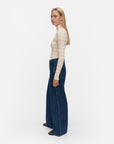 Solmia Iso Ruutu Turtleneck Long Sleeve Top 57cm