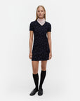 Vaihteleva Unikko Rib Slim Dress 88cm
