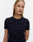 Vaihteleva Unikko Rib Slim Dress 88cm