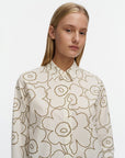 Tilla Outline Unikko Cotton Poplin Shirt Shirt 72cm