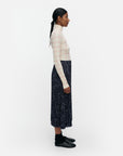 Pii Outline Unikko A-Line Pleated Skirt 83.5cm