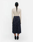 Pii Outline Unikko A-Line Pleated Skirt 83.5cm