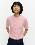 Sanasto Knitted Mohair Cardigan 47cm