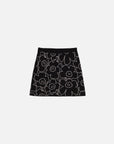 Vapaus Outline Unikko Knitted Mini Skirt