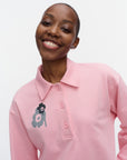 Kioski Toiminta Unikko Placement Polo Long Sleeve Top 57cm