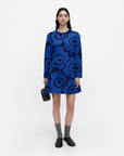 Melkein Unikko Long Sleeve Flared Dress 89cm